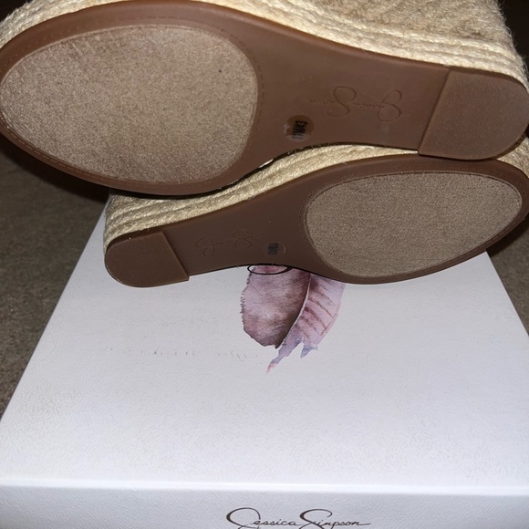 NEW!!!  Jessica Simpson espadrille platform wedge - Picture 5 of 5